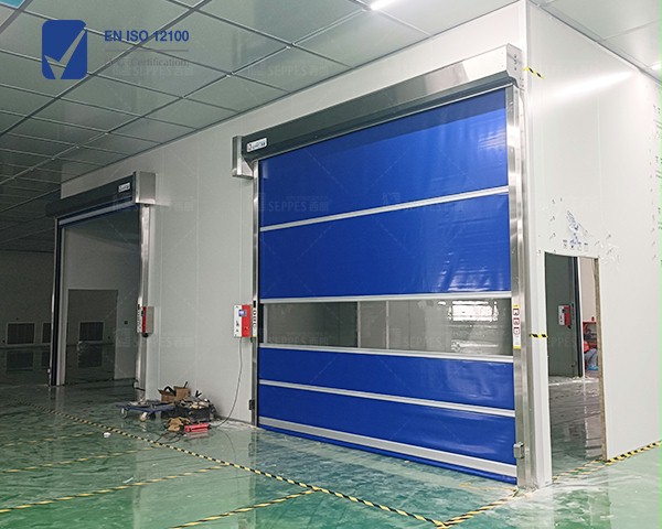 彩虹显示器件不锈钢快速门