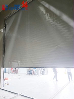 工业提升门内侧PVC门帘